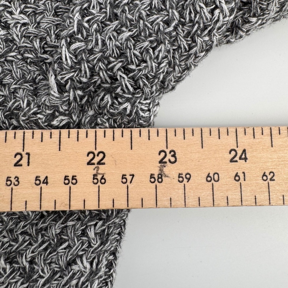 Carbon2Cobalt Henley‎ Sweater Mens Large Grey Textured Knit 100% Cotton Pullover - Picture 5 of 6